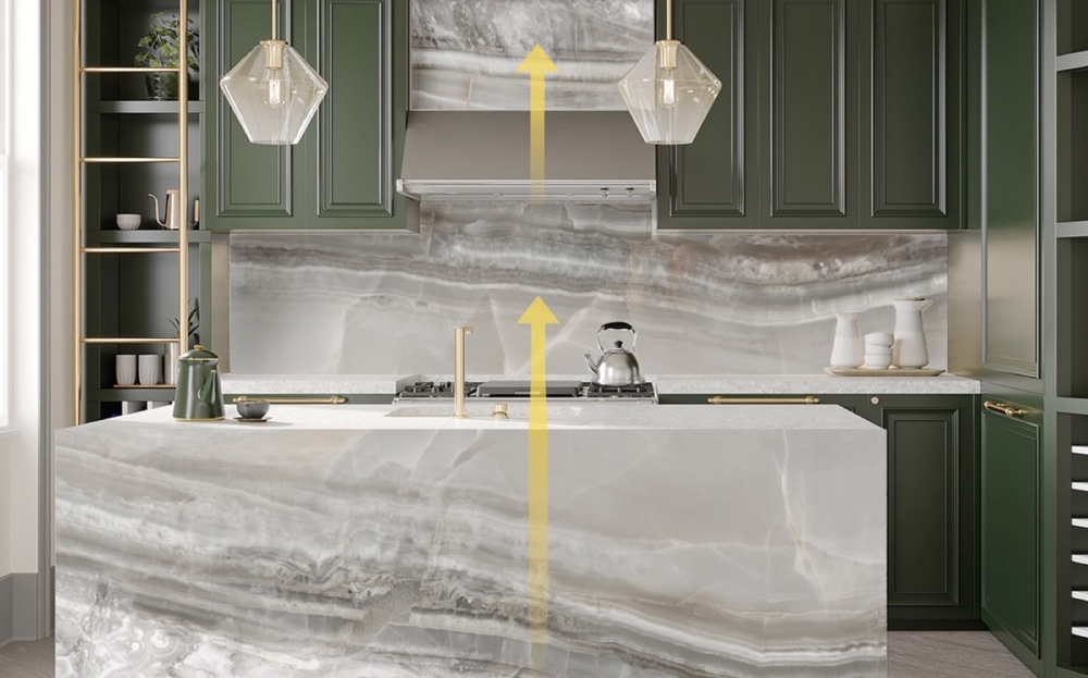 kitchen setting Mckinney bioquartz